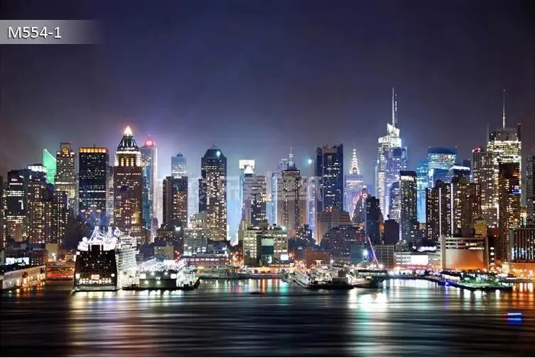

Custom 3D murals,New York City skyline papel de parede , living room sofa TV wall children bedroom wall paper
