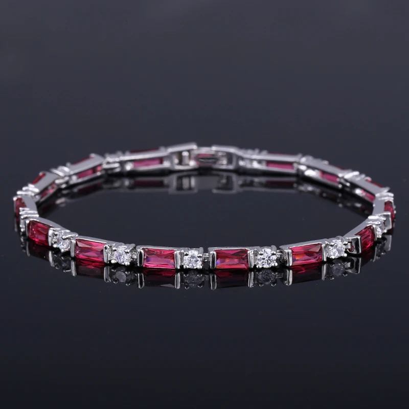 CWWZircons Modische CZ-Charm-Armbänder mit Roten, Grünen und Blauen Kristallen für Damen, Weihnachts- und Neujahrsgeschenk, Großhandel S0012 – Detail 13