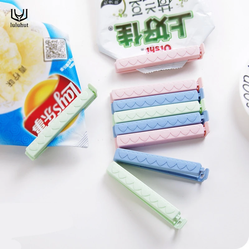 Luluht-食品を新鮮に保つためのシングルシールクランプ,ピース/ロット,スナック用の閉じるクリップ,家庭用食品シーリングクリップ