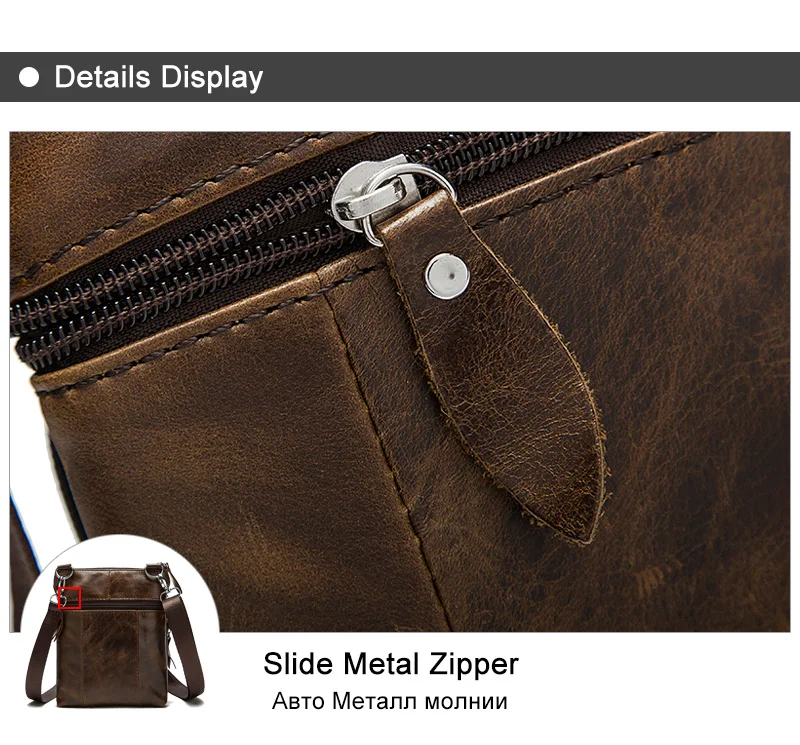 Vintage Cross Body Umhängetasche Für Männer Schulter Echtes Leder Tasche Messenger Handtasche Aktentasche Männlich Schwarz Sac EIN Haupt Bolsas 2020 – Detail 16