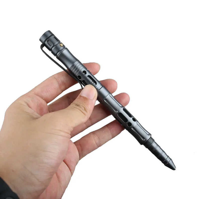 New Tactical Pen With Emergency Flashlight Glass Breaker Self Defense Supplies Outdoor Survival EDC Tool Gift Dropshipping