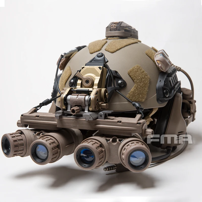 FMA Taktische Jagd Modulare Bungee Shroud Helm Zubehör NVG Mount Adapter TB1313 BK/DE/FG – Detail 9