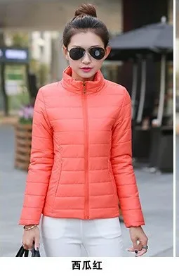 Hijau Fashion Wanita Parkas Coats Terbuka Stitch Tahan Air Perempuan Musim Dingin Coats Wanita Jaket Z392 Ringan Polyester Taffeta 35