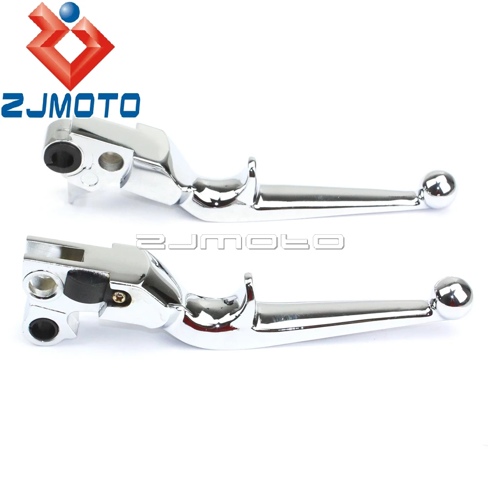 Motorcycle Brake Clutch Lever For Harley Sportster XL 883 1200 1996- 07 Dyna Wide Glide Street Bob 96-2010 Handlebar Hand Levers
