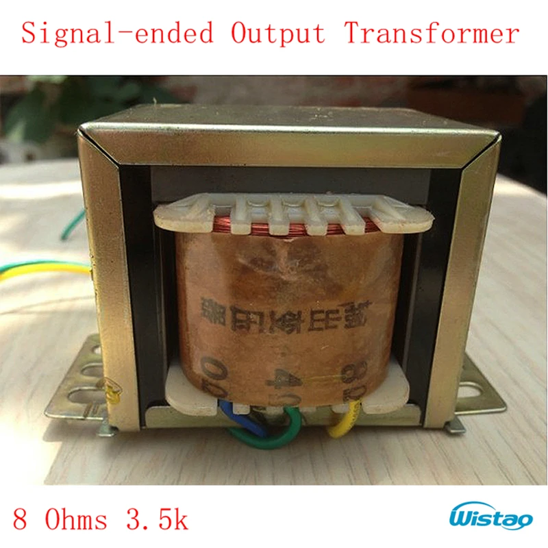 

IWISTAO 8W Tube Amplifier Output Transformer Z11 Single-ended Silicon Steel 18H 0-4-8ohm for Tubes 6P3P EL34 FU50 Audio HIFI