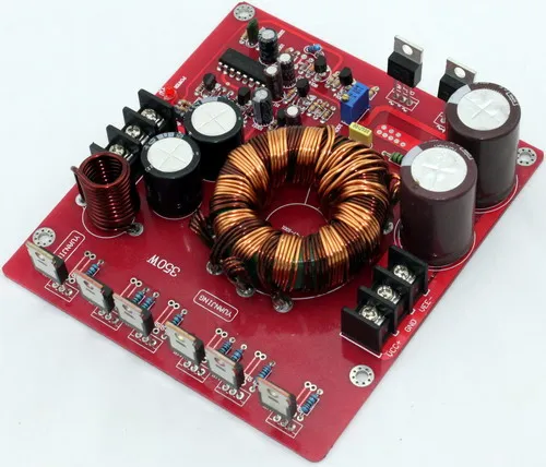 DC12V 350W amplifier Boost board Voltage adjustable 30% Power amplifier board power conversion efficiency of up to 85%