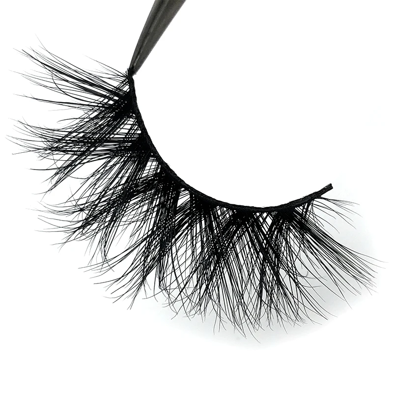 Mikiwi D390 Mink Eyelashes 3D Mink Lashes Thick HandMade Full Strip Lashes Cruelty Free Luxury Makeup Dramatic Lashes