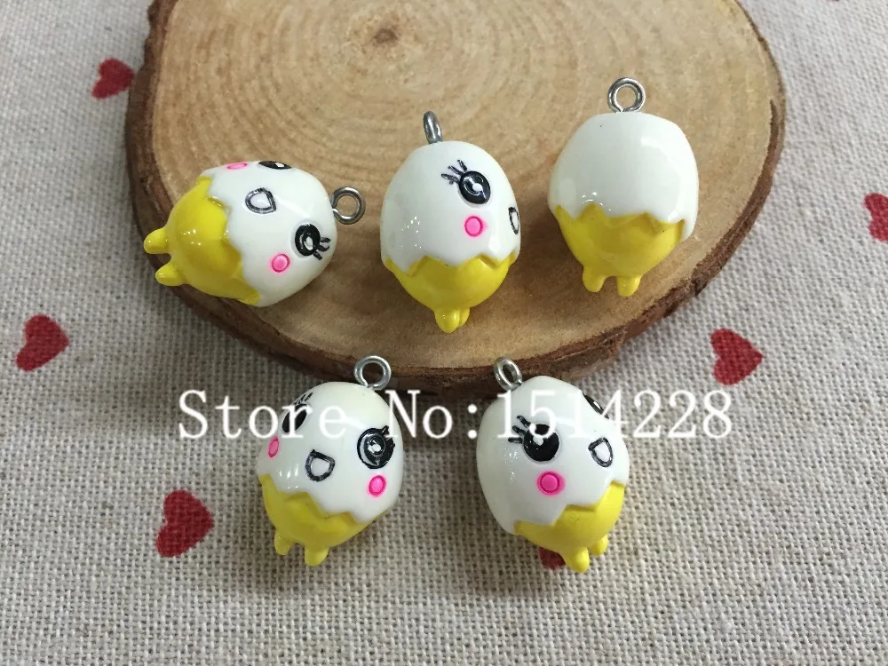 Mina Free shipping!  Cute charms.3D resin little monster egg pendant for key chain/phone decoration,DIY.