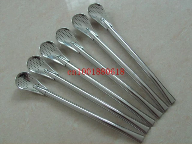 Free Shipping Stainless Steel Bombilla straws bombilla filter straw for Yerba mate  ,500pcs/lot