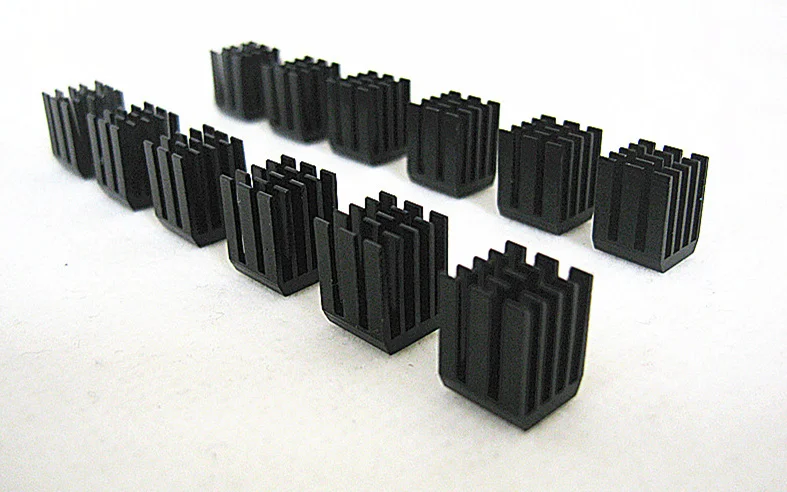 12pcs MOS tube Heatsink higher aluminum alloy material for motherboard power MOS heat sink