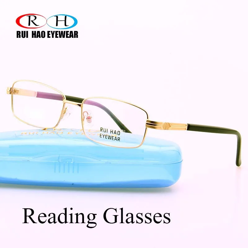 

RUI HAO EYEWEAR Reading Glasses Presbyopic Eyeglasses Read Spectacles Optical Prescription Full Rim Rectangle Glasses Frame