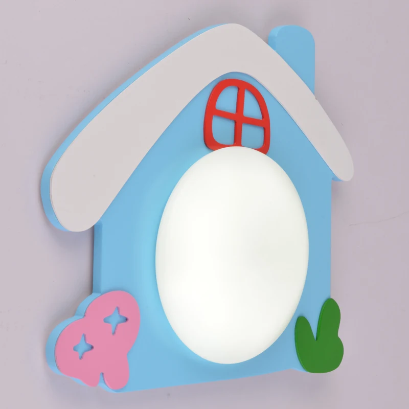 cartoon creative small room Wall lamp bedside lamp cute modern fashion simple children lighting bedroom light  CL