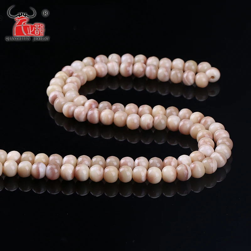 10PCS Natural blood camel bone Tibetan apple round beads DIY accessories. Hole 1.5mm