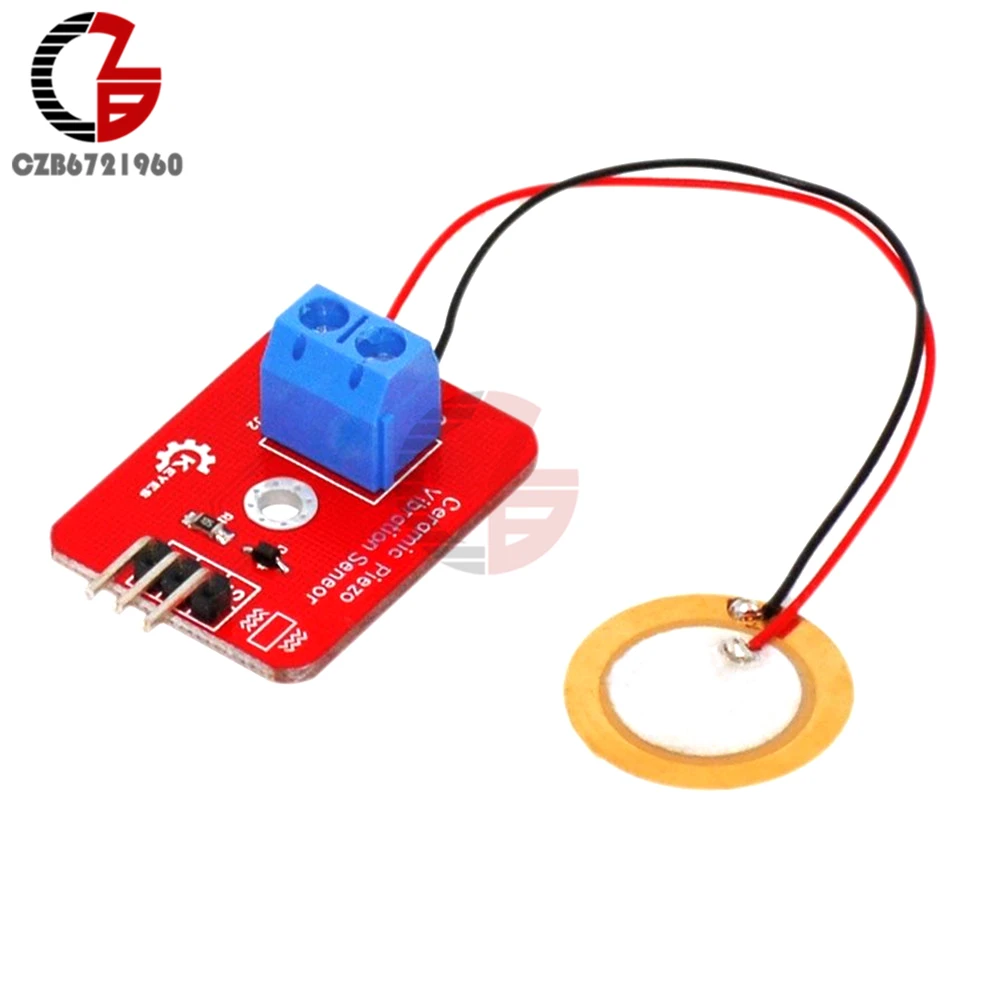 Analog Vibration Sensor Ceramic Piezo For Arduino