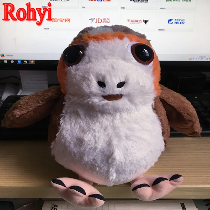 

Rohyi The Last Jedi Porg Bird 15cm-25cm Plush Stuffed Toys TV & Movie Toy Christmas Gift for Easter Anime Doll Toy For Children