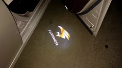 2X LED door Courtesy step welcome courtesy laser projector