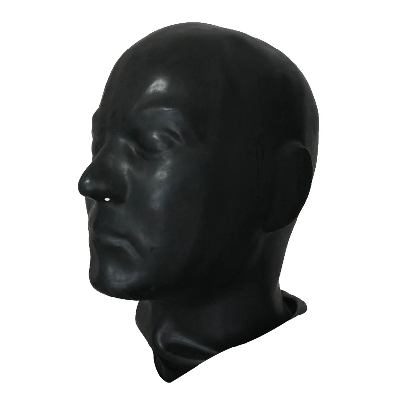 

3D mould rubber latex human mask fetish Latex full head human Anatomical male mask fit for haead 59-62cm