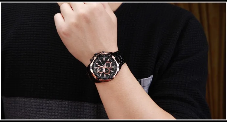 2022CURREN Top Marke Quarzuhr Männer Wasserdichte Sport Military Armbanduhr Männer Business Edelstahl Männliche Uhr Reloj Hombre – Detail 21