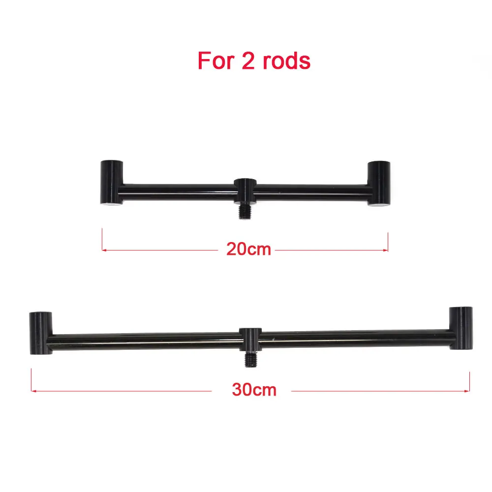 2Pcs 20cm, 30cm 40cm Aluminum alloy Carp Fishing buzz bars fishing rod pod holder buzzer bar