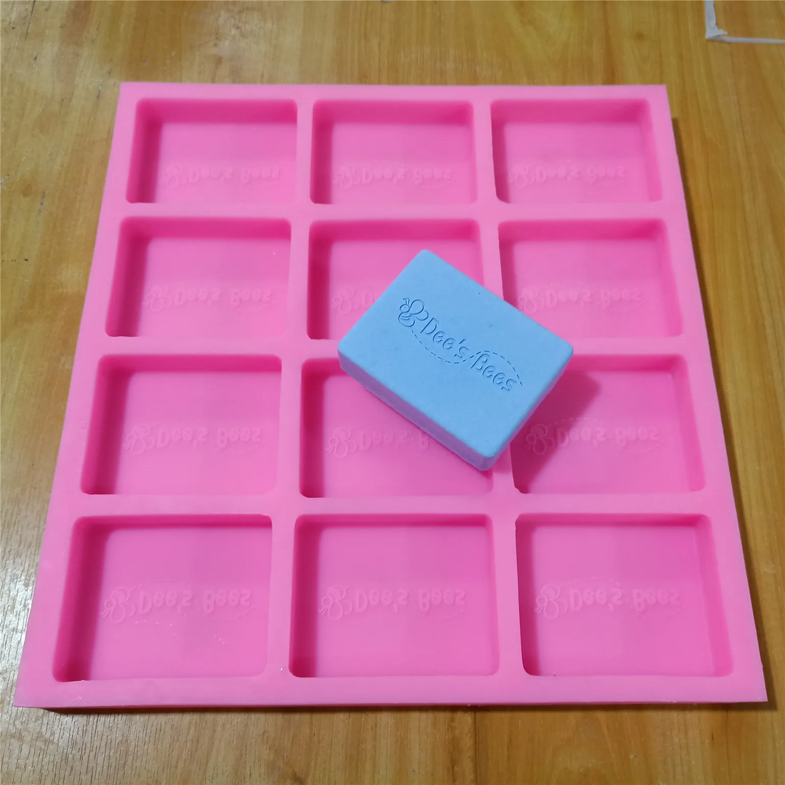 12 Cavities Personal Customize Silicone Mold for Soap Candle Wax Making