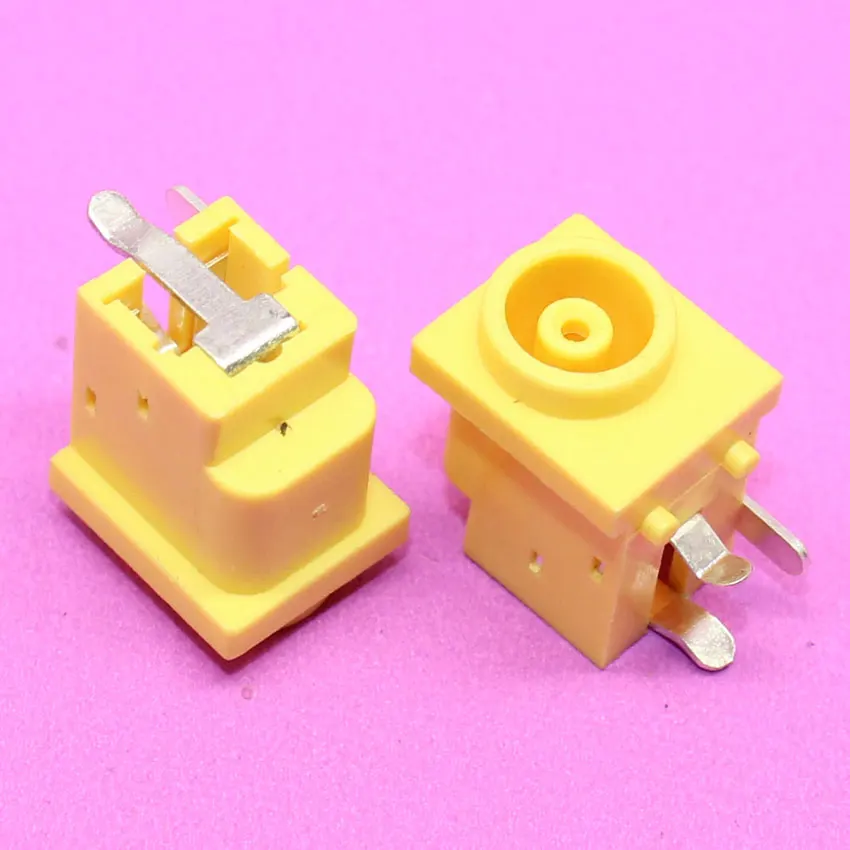YuXi Laptop power socket For Fujitsu interface portable devices 6.0 * 1.0 yellow holes DC Power Jack for Sony PJ004