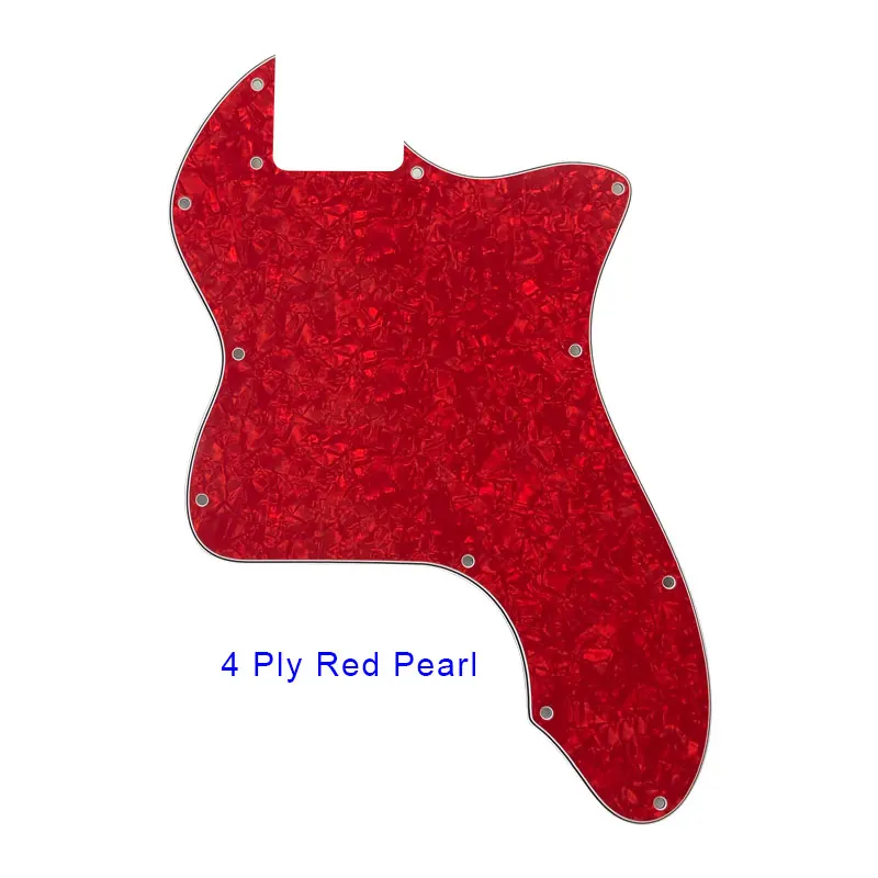 Pleroo Custom Guitar Parts - For US FD DIY Classic Series\'72 Thinline Tele Telecaster Guitar Pickguard Blank Scratch Plate