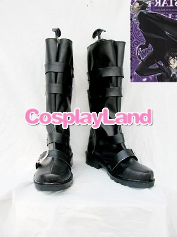 

D Gray-Man Arystar Krory Cosplay Boots Shoes Anime Party Cosplay Show Boots Custom Made for Adult Men Shoes