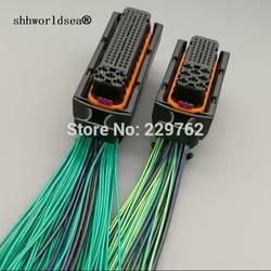 Shhworldsea 81 pin + 40 pin car ecu connector 368376-1 electrical 81pin 40pin ECU A modified connector 1J0906385C 1J0 906 385C