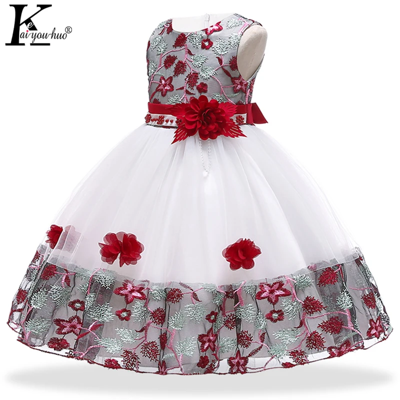 Children\'s Dresses Flower Girls Wedding Prom Dress For Girl Elegant Baby Clothes Evening Princess Party Carnival Easter Vestidos