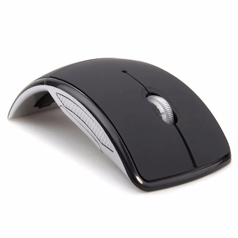 Mouse Wireless 2.4 Ghz Mouse Komputer Lipat Optical Mouse USB Receiver Untuk Laptop Komputer PC Desktop