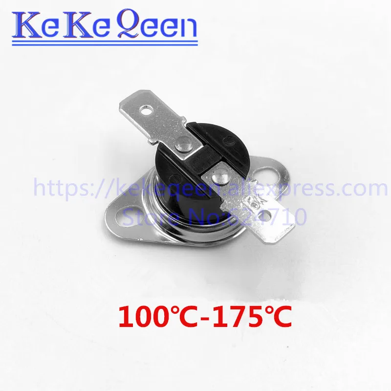 KSD301 250V 10A 100 110 115 120 125 130 145 150 155 160 185 190 195Celsius Degree Thermostat Temperature Thermal Control Switch