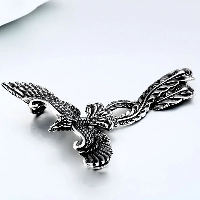 Beier 316L Stainless Steel Dropshipping Phoenix Animal Men Pendant Viking Necklace Ancient Fashion High Quality Jewelry LP204