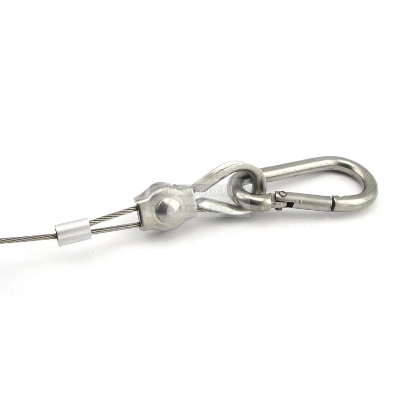 1PCS/LOT  YT535B  Stainless Steel Capel  M2/3/4/5/6   Wire Rope Clips Accessories Free Shipping