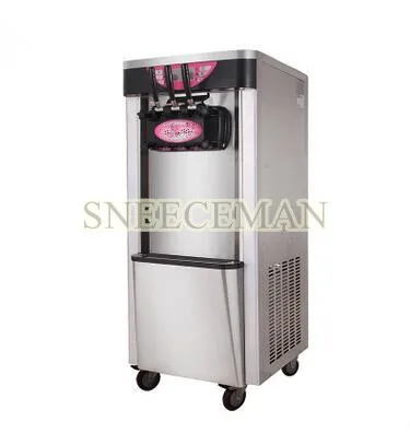 18-22L/H Vetical 3 flavor soft ice cream machine