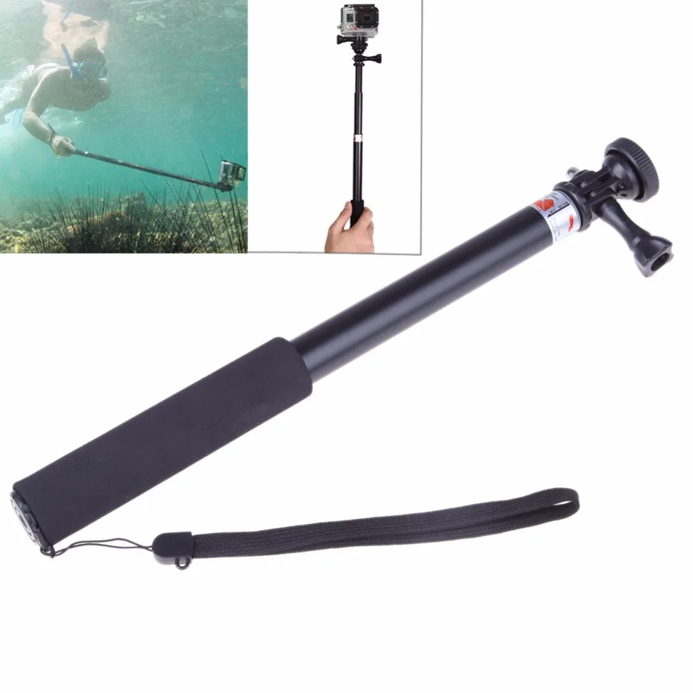 Portable Waterproof Selfie Stick Monopod Tripod Telescoping Extendable Pole Handheld Camera Tripod & Tripod Mount for GoPro