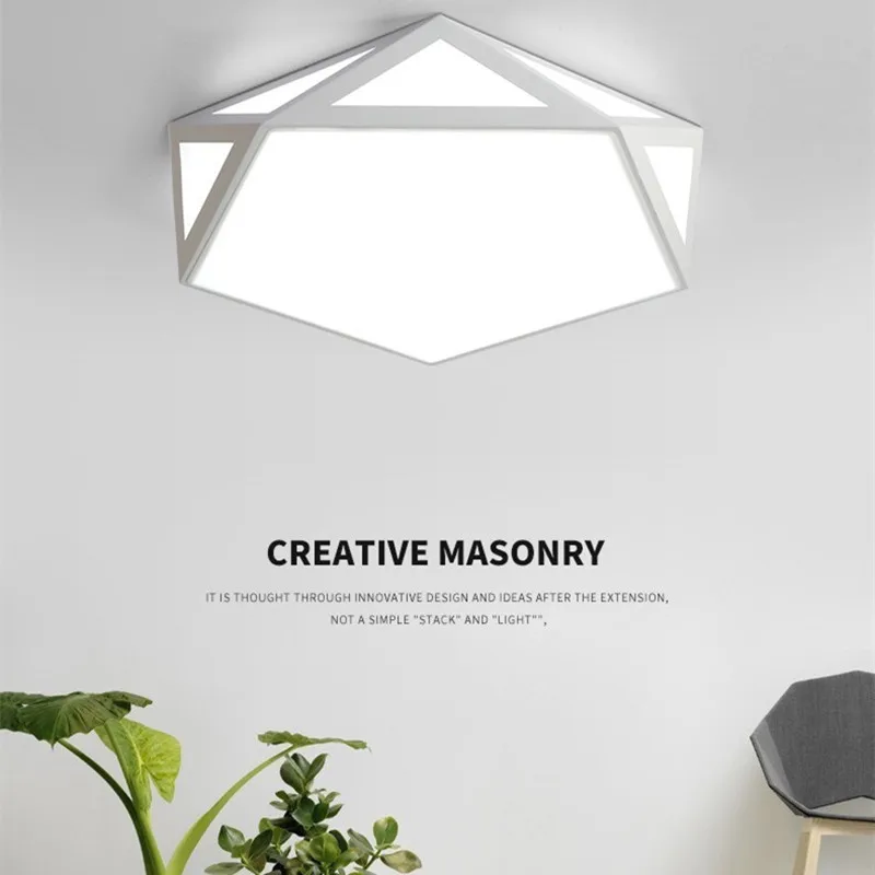 

HAWBOIRRY LED Ceiling Light Modern Lamp Living Room Lighting Fixture Bedroom Kitchen Surface Mount Flush Panel Remote Control