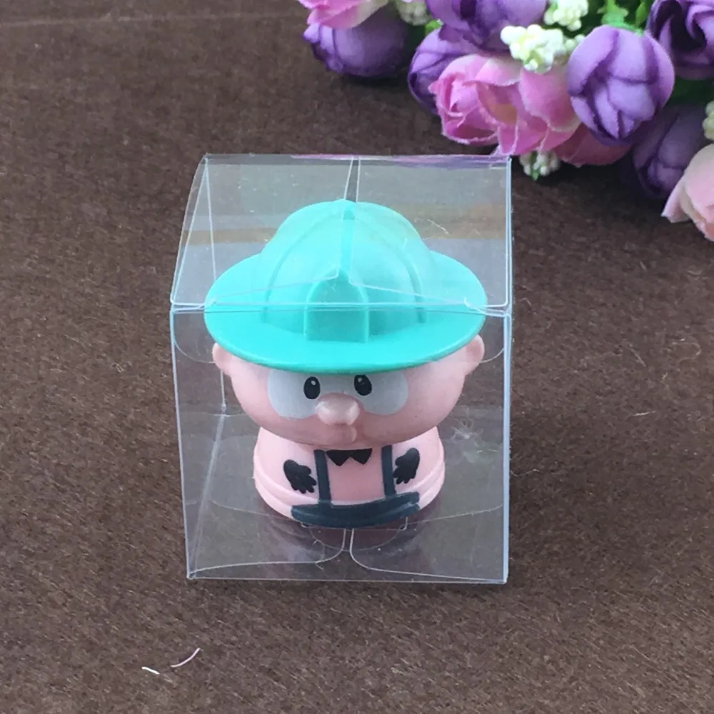 500pcs 7*7*7cm clear plastic pvc boxes packaging for giftchocolatecandycosmeticcakecrafts display package transparent Box