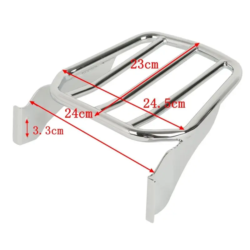 แร็คสัมภาระแบบสปอร์ตสำหรับมอเตอร์ไซค์ฮาร์เลย์ แฟตบอย ซอฟเทล สปริงเกอร์ คัสตอม ปี 2007-2017