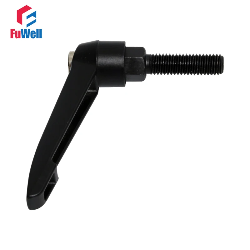 Adjustable Handle Knob M12 Male Thread Adjustable Handle Lever 15/20/25/30/40/60/80mm Bakelite Machinery Clamping Lever Handle