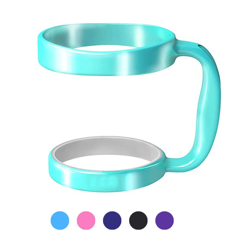 Tumbler Cup Handle for 30oz Rambler - Lightweight Spill Proof Grip For RTIC Stainless Steel Tumblers Coffee Mugs or Flask