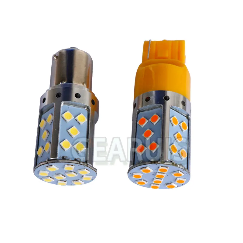 

18W No Hyper Flash 1156 bau15s py21w ba15s p21w 1.5A 35 smd 3030 led T20 7440 Reverse Backup Stop Lights Rear Turn Signal Lights