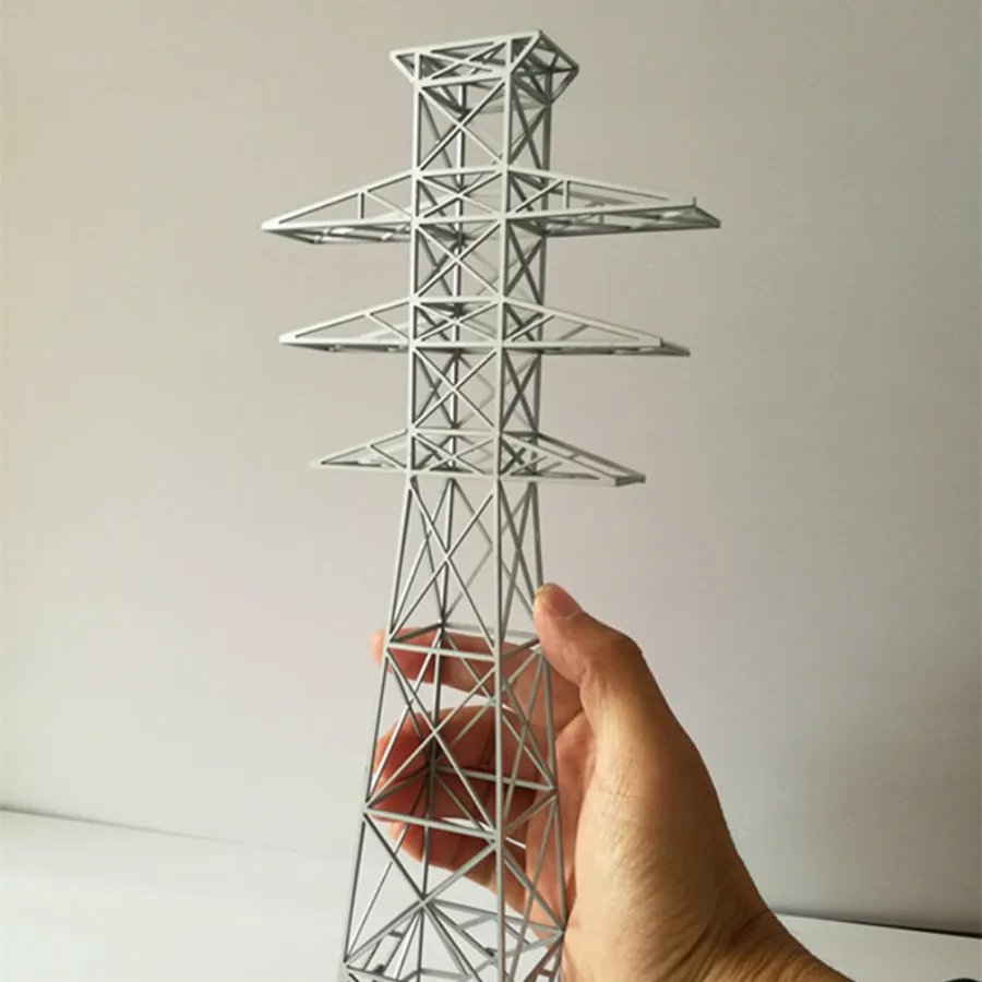 30cm Sand Tray Model Material Scene High Voltage Electric Tower Transmission Tower Model Finished Product