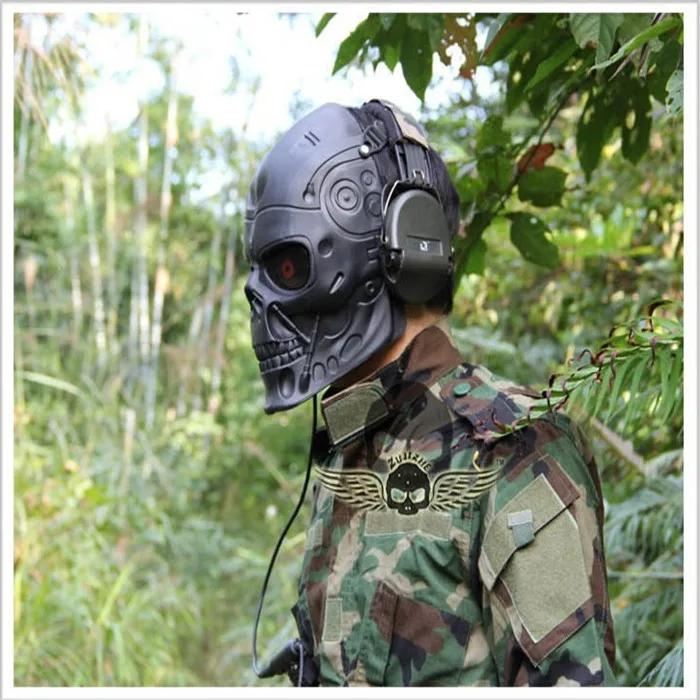 Halloween New Terminator mask Full Face Airsoft Mask Survival CS Wargame Field game Cosplay Terminator Movie Military Army mask