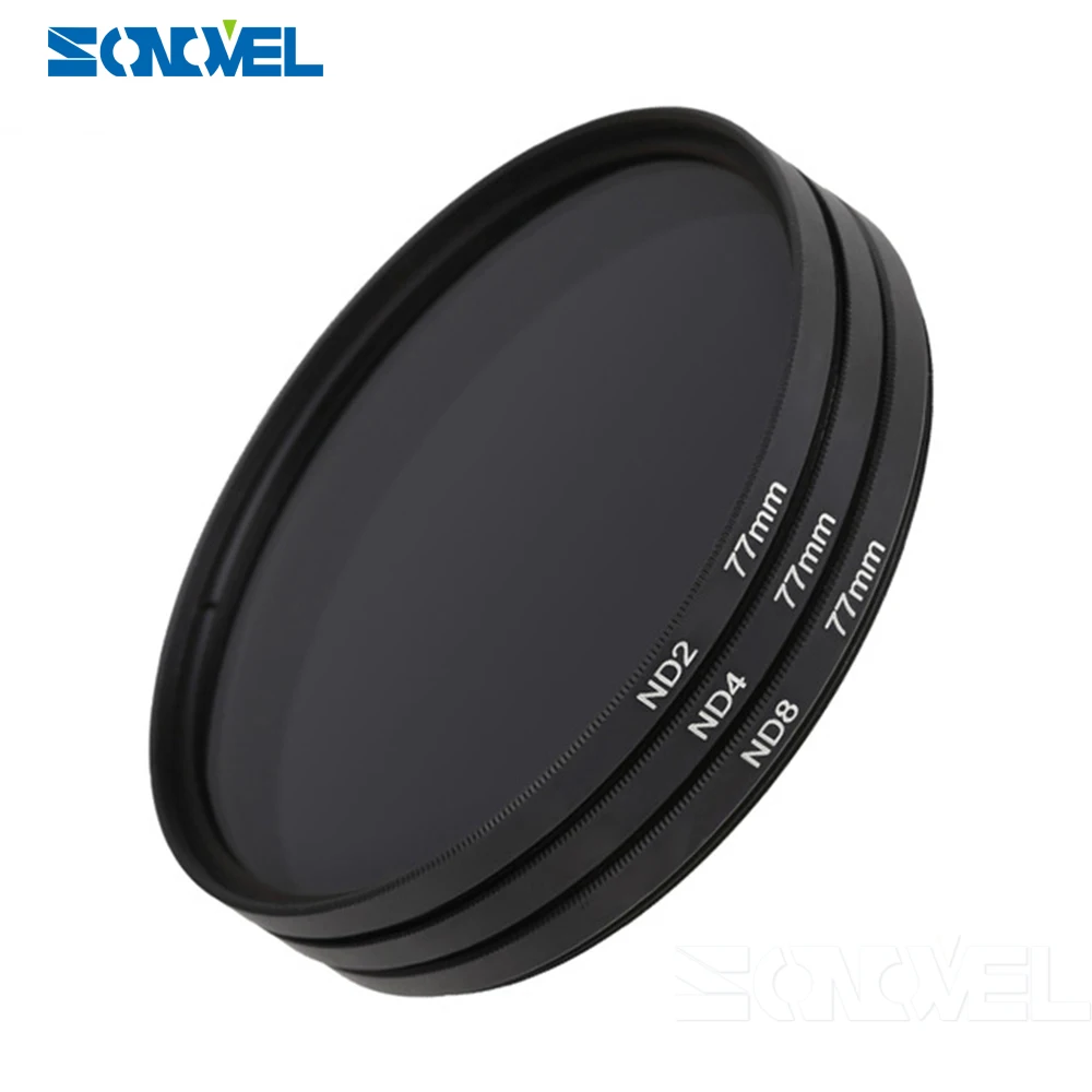 Filtro para lentes olympus densidade neutra nd2 nd4 nd8, 62mm, com 45mm f/1.2 pro