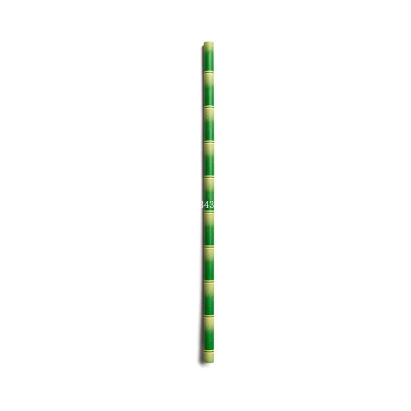 5000pcs Green Theme Paper Straws Birthday Decoration Eco-friendly Drinking Straws Wedding Decorative Event Party Supplies