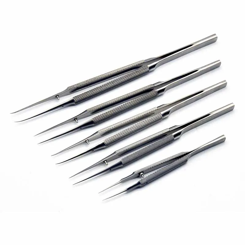 

14cm 15cm 16cm 18cm Tweezers Ophthalmic Instrument Bend Platform Tweezers Line Tweezers Cosmetic Tweezers Tools