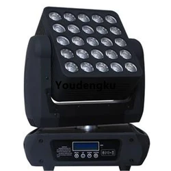 LED-Disco-Bühnenlicht, 5 x 5-Matrix-LED-Moving-Head, 25 x 10 W, RGBW, 4-in-1-LED-Matrixstrahl, Moving-Head-Licht