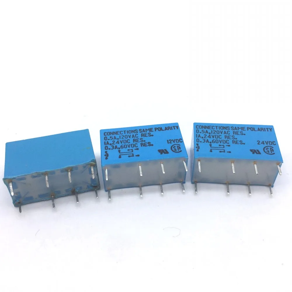 10pcs TAKAMISAWA RY5W-K RY12W-K RY24W-K 5/12/24V DPDT Signal Relay 8 Pin 1A