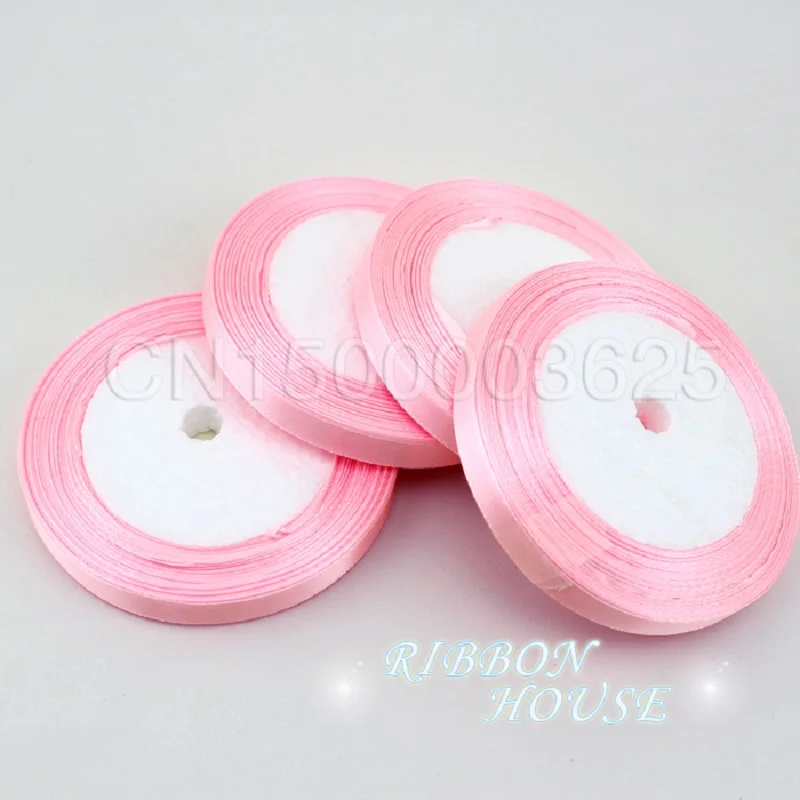 (25 yards/roll) 6mm Single-sided Satin Ribbon Woven Ribbon Gift Packaging Christmas Decoration Handmade Ribbon DIY Wholesale