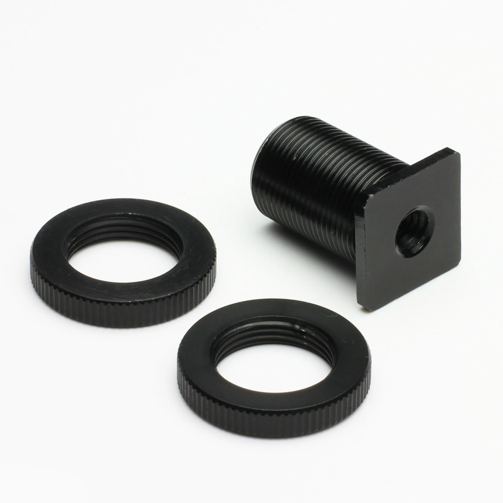 Tornillo de montaje de Zapata en frío para cámara de micrófono fr XLR, soporte de varilla de micrófono de fibra de carbono, adaptador de soporte de choque de suspensión, 1/4 "y 5/8"